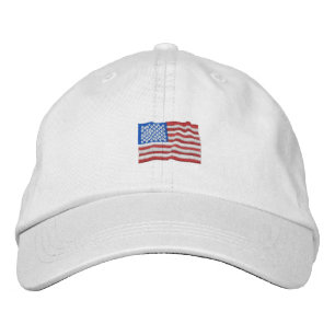 Patriotic USA Embroidered Hat