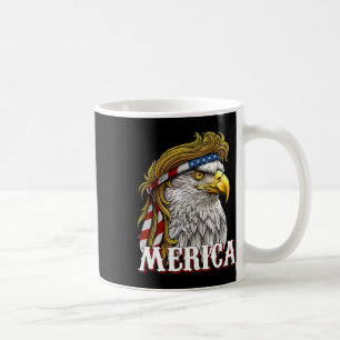 - Patriotic Usa Flag Eagle Of Freedom - 4th Of Jul Coffee Mug