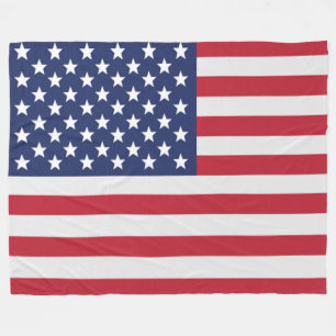 Patriotic USA Flag Fleece Blanket – American Pride