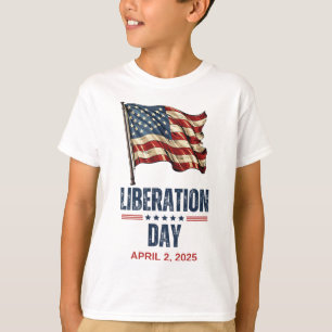 Patriotic Usa Flag Liberation Day April 2nd 2025 T T-Shirt