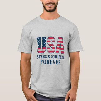 Patriotic USA T-Shirt – Stars & Stripes Flag Tee