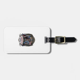 Patriotic Vampire Liberty Lord Horror Monster Patr Luggage Tag
