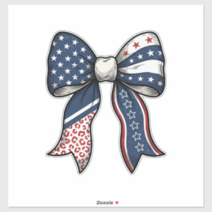 Patriotic Vintage Engraved Bow Vector Design_1