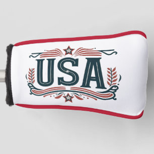 Patriotic, vintage USA Golf Head Cover