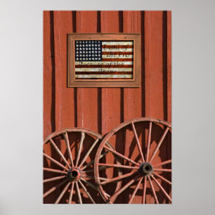 Patriotic wall poster