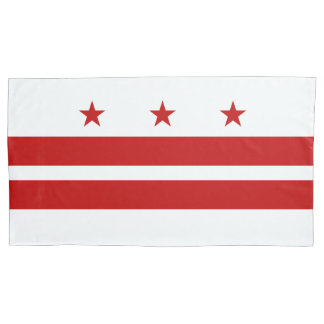 Patriotic Washington D.C. Flag Pillowcase