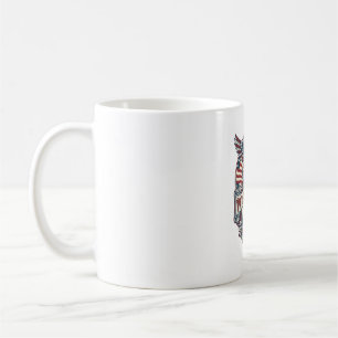 Patriotic Wellness Retreat Vector Graphic Tee Coffee Mug