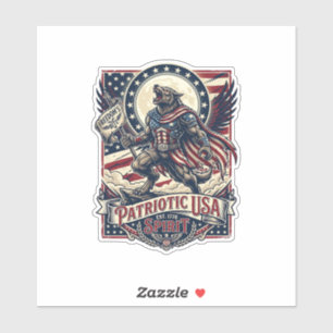 Patriotic Werewolf Patriot Horror Monster Patriot