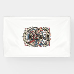 Patriotic Werewolf Patriot Horror Monster Patriot Banner