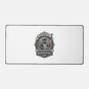 Patriotic Werewolf Patriot Horror Monster Patriot  Desk Mat