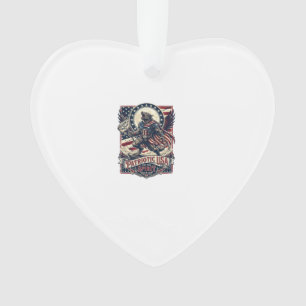 Patriotic Werewolf Patriot Horror Monster Patriot Ornament