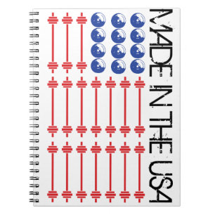Patriotic Workout Notebook