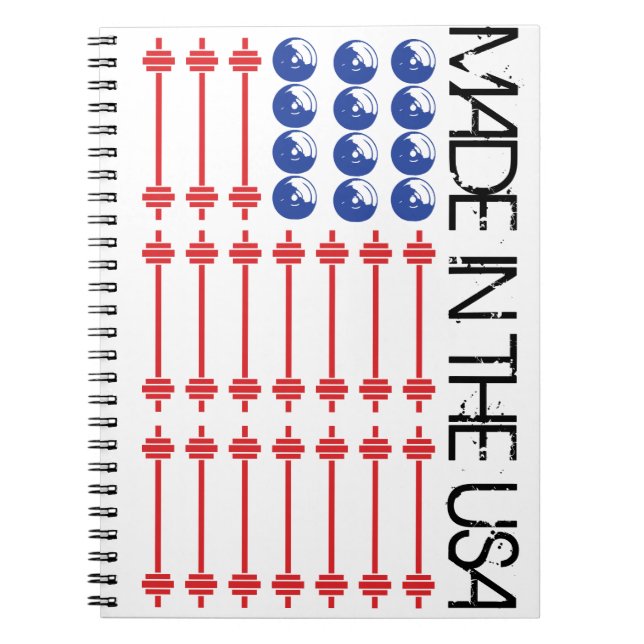 Patriotic Workout Notebook (Front)