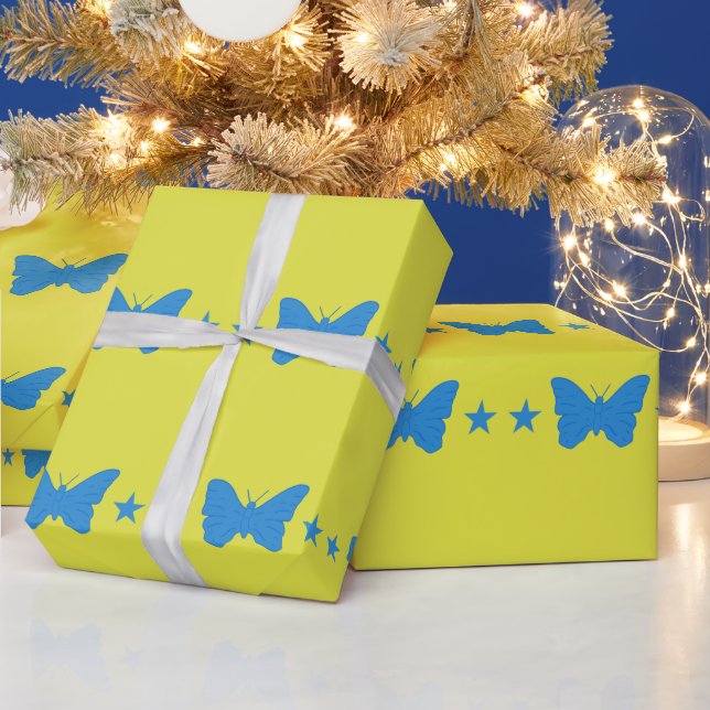 Patriotic wrapping paper with Flag of Bady Bassit (Holidays)
