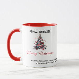 Patriotic Xmas Tree ATH1 with origin ed MUG