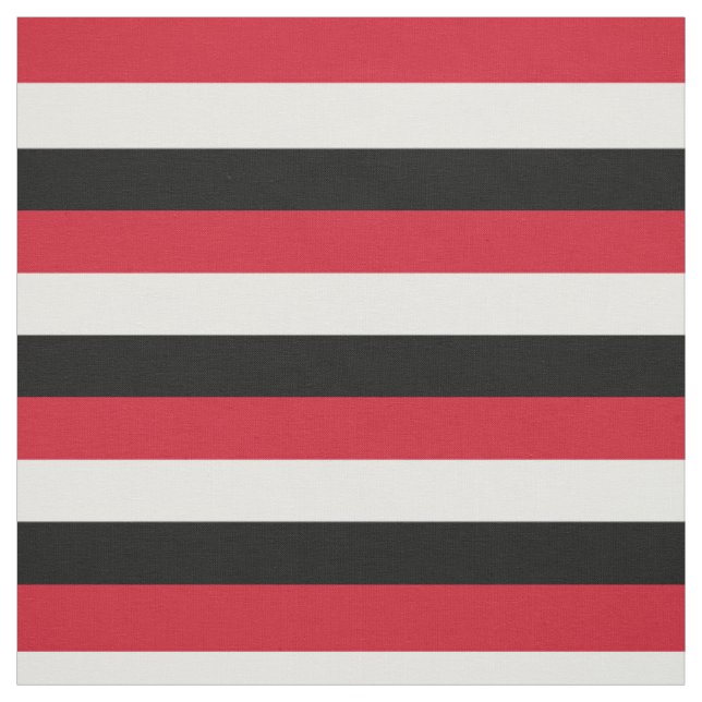 Patriotic Yemen Flag Fabric (Swatch)