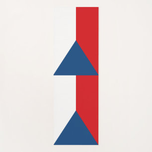 Patriotic Yoga Mats with flag of Czechia