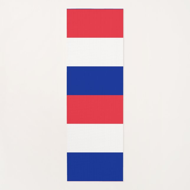 Patriotic Yoga Mats with flag of France (Front)