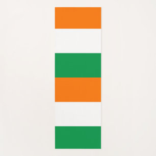 Patriotic Yoga Mats with flag of Ireland