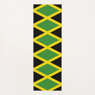 Patriotic Yoga Mats with flag of Jamaica