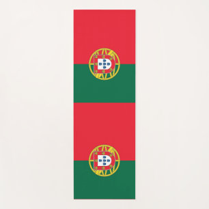 Patriotic Yoga Mats with flag of Portugal