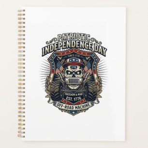 Patriotique 1776 Hors Route Crâne Monster Truck Lo