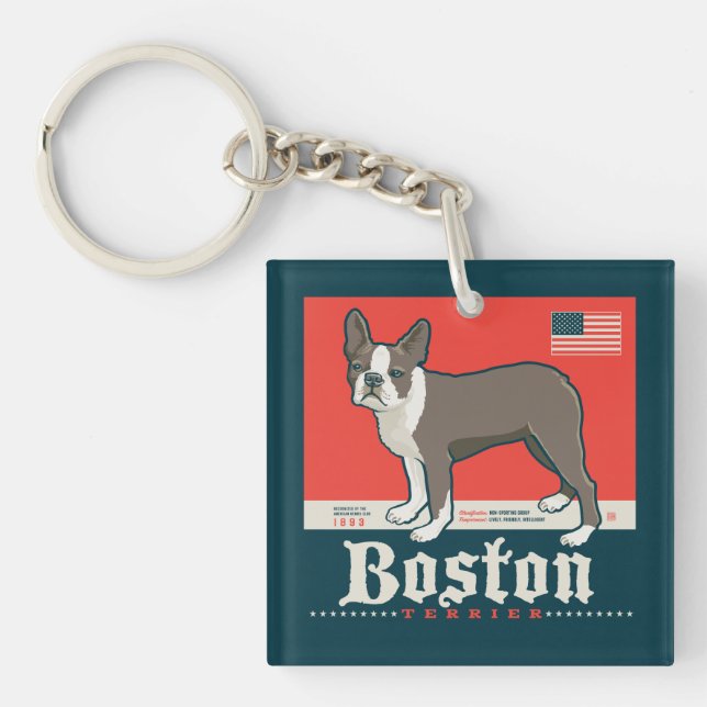 Patriotique | Boston Terrier (Devant)