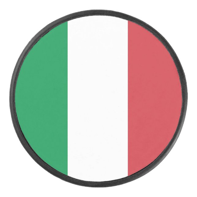 Patriotique de hockey avec drapeau d'Italie (Devant)