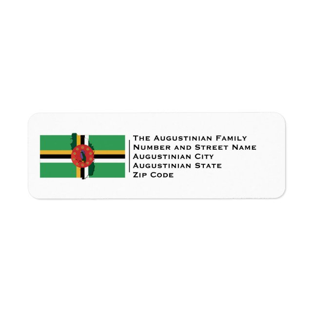 Patriotique | DRAPEAU DE DOMINICA (Devant)