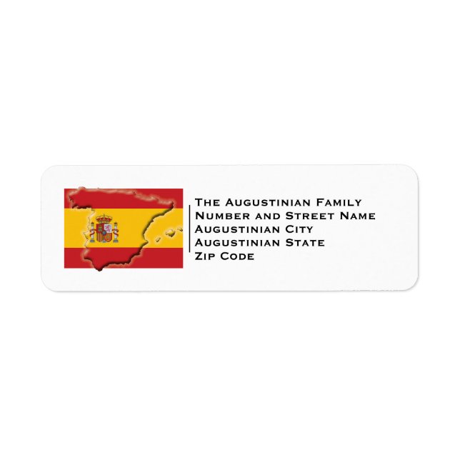 Patriotique | DRAPEAU DE L'ESPAGNE (Devant)