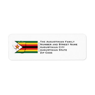 Patriotique   DRAPEAU ZIMBABWE