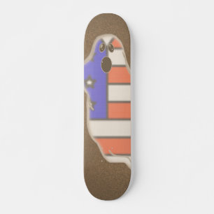 Patriotique Ghost Skateboard