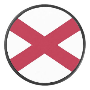 Patriotique hockeyeur avec drapeau de l'Alabama, U