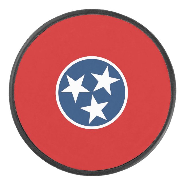 Patriotique hockeyeur avec drapeau du Tennessee (Devant)