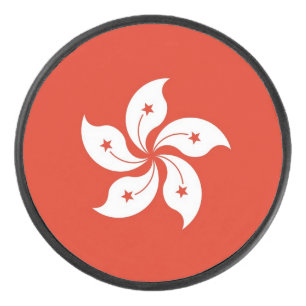 Patriotique hongkongaise avec drapeau de Hong Kong