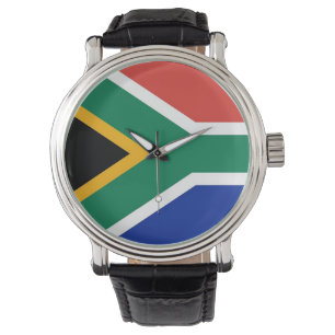 Patriotique, montre spéciale avec drapeau d'Afriqu