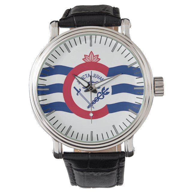 Patriotique, montre spéciale avec drapeau de Cinci (devant)