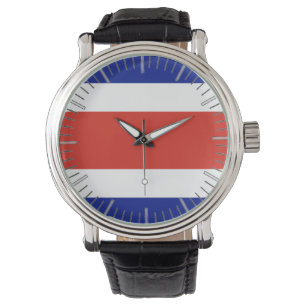 Patriotique, montre spéciale avec Drapeau du Costa
