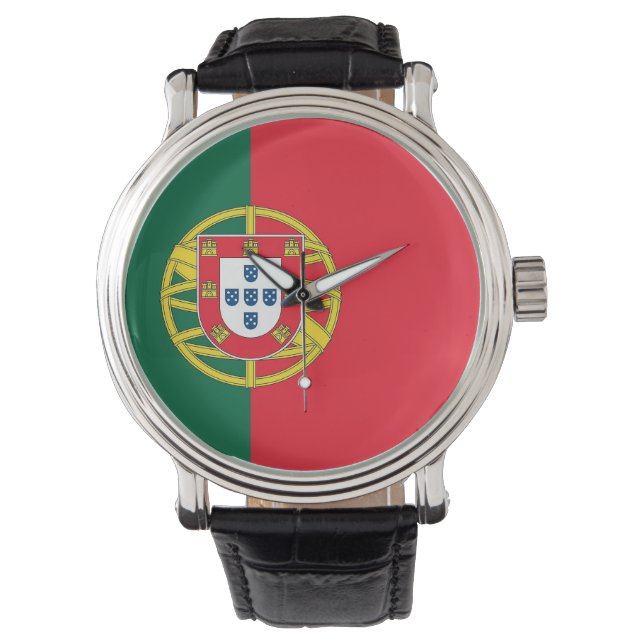 Patriotique, montre spéciale avec drapeau du Portu (devant)