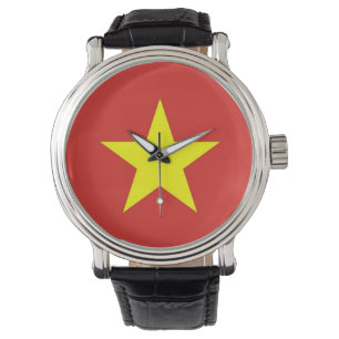 Patriotique, montre spéciale avec Drapeau du Vietn