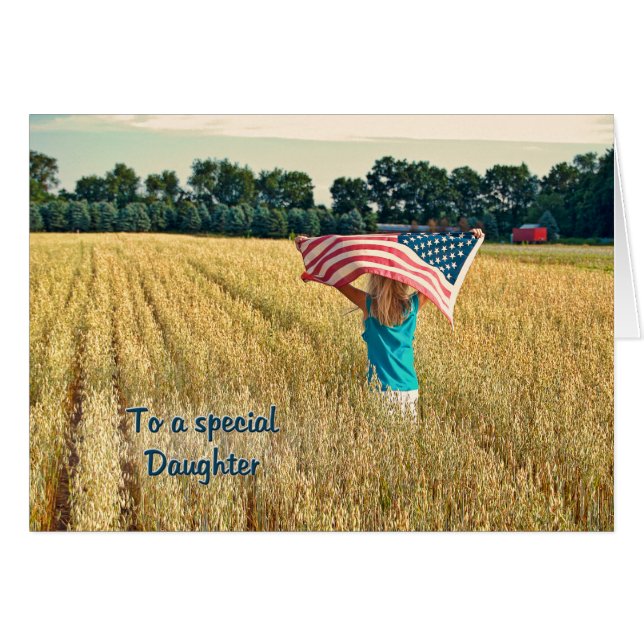 Patriotique pour fille (Devant horizontal)