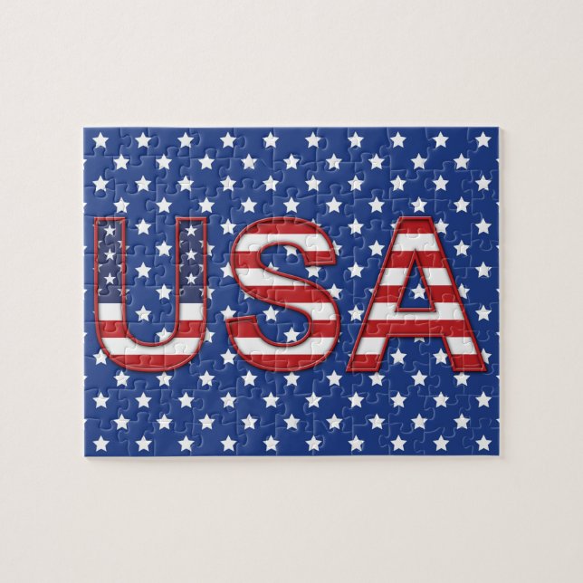 Patriotique USA Puzzle (Horizontal)