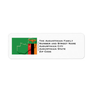 Patriotique   ZAMBIA FLAG