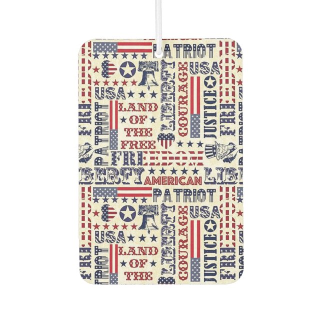 Patriotism Air Freshener (Front)