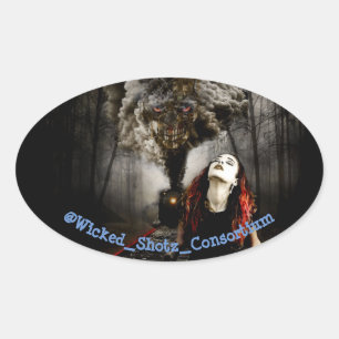 Patriot's Train Oval Sticker