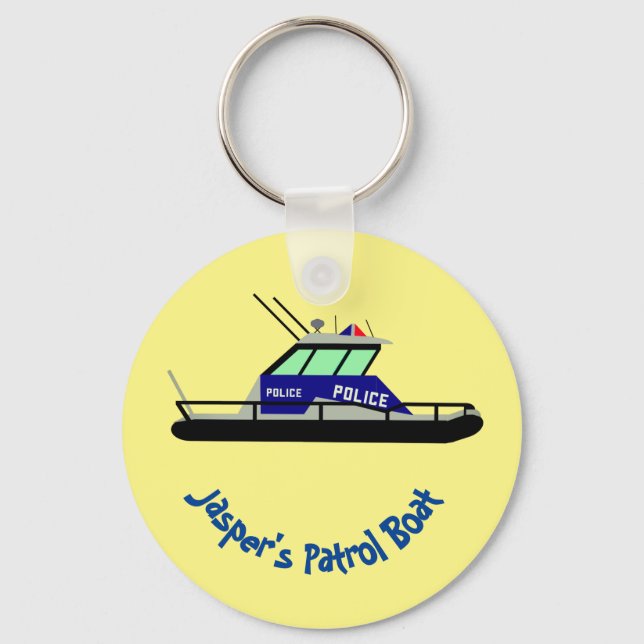 Patrol Boat Keychain (Front)