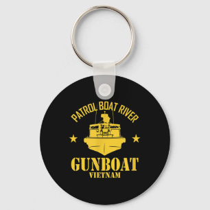 Patrol Boat River Pbr Gunboat Vietnam Veteran Vete Keychain