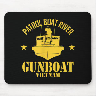 Patrol Boat River Pbr Gunboat Vietnam Veteran Vete Mouse Pad