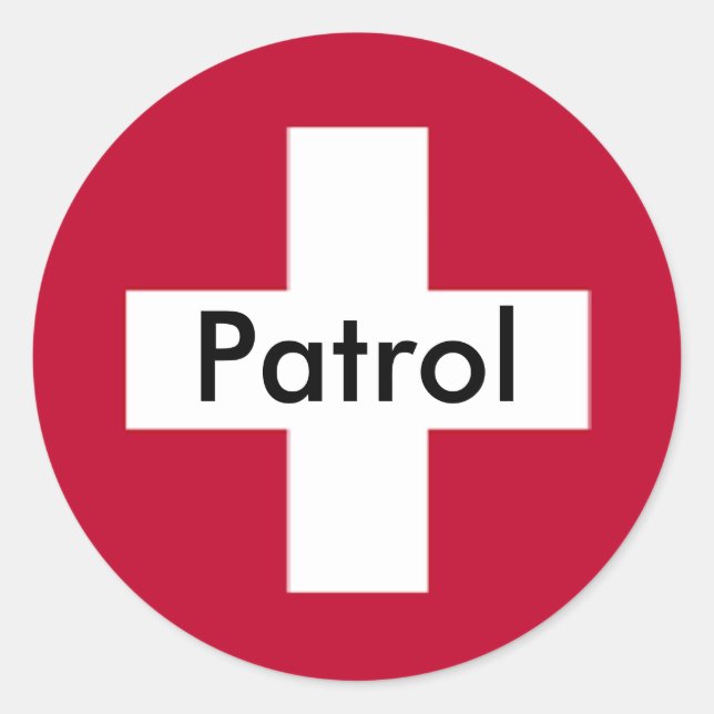Patrol Sticker - One (Front)
