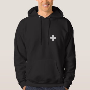 Patrol - White Cross Hoodie 2 (with "Patrol'")
